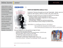 Tablet Screenshot of helene-soumet.fr
